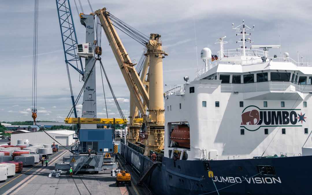 Bye bye…Gottwald mobile harbor crane